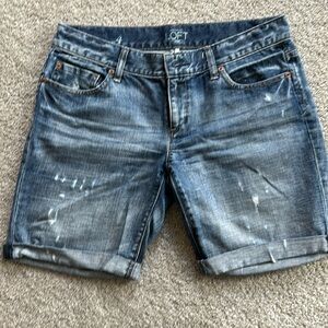 Loft distressed jeans shorts